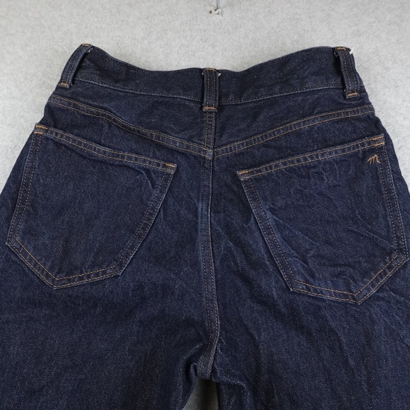 Madewell The Balloon Jean Dark Wash Denim Women's 25 Retro Tapered Barrel Leg - Picture 10 of 13